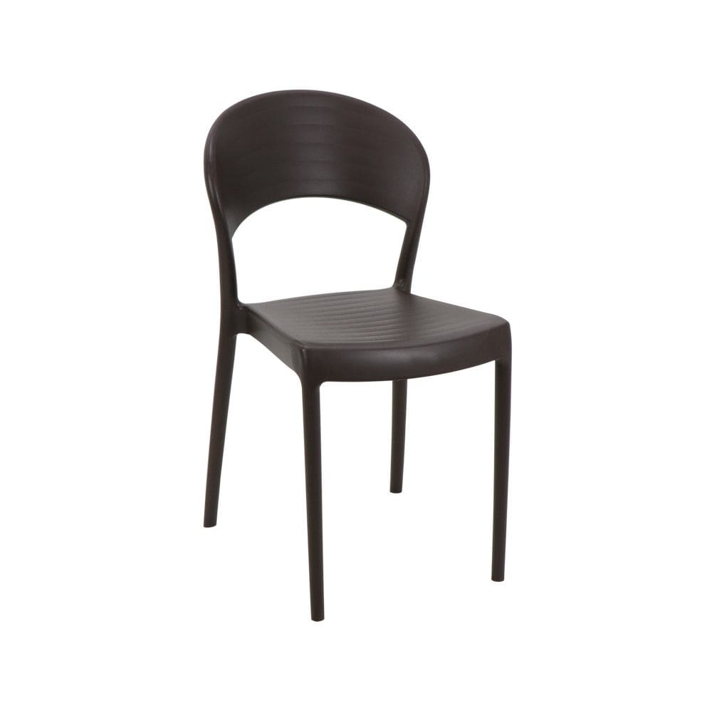 Cadeira Sissi Encosto Fechado Marrom Tramontina 92046/419