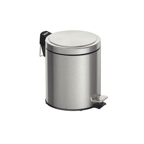 Lixeira Inox com Pedal 5 L Acabamento Scotch Brite e Balde Interno Removível Tramontina 94538/505