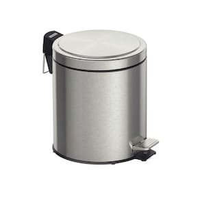 Lixeira Inox com Pedal 12 L Acabamento Scotch Brite e Balde Interno Removível Tramontina 94538/512