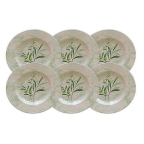 Conjunto de Pratos de Sobremesa 06 Peças Oliva Tramontina