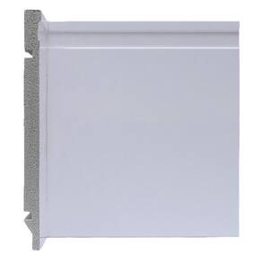 Rodapé de Poliestireno 20cm X 15mm Frisado Metro Linear-gr200f - Barra de 2,40ml - caixa com 2,4 Unidade - Branco