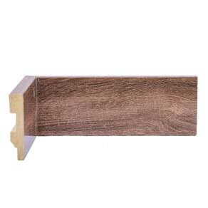 Rodapé de Poliestireno 7cm X 15mm Liso Wood Metro Linear-grw70l-pin - Barra com 2,40ml - caixa com 2,4 Unidade - Pinus