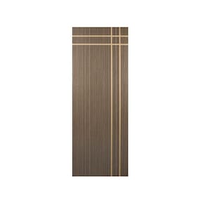 Kit com 5 Folhas de Porta Madeira Decorada 210x60cm Espessura 3,5cm Mantiqueira Mgm Carvalho Alpha