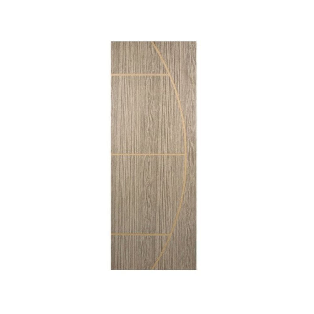 Kit com 3 Folhas de Porta Madeira Decorada 210x90cm Espessura 3,5cm Gaúcha Mgm Carvalho Alpha