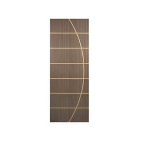 Kit com 2 Folhas de Porta Madeira Decorada 210x70cm Espessura 3,5cm Neblina Mgm Carvalho Quebec