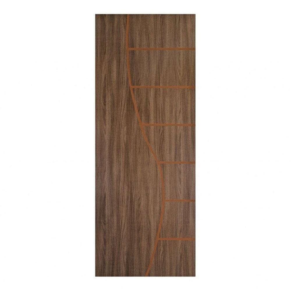 Kit com 3 Folhas de Porta Madeira Decorada 210x90cm Espessura 3,5cm Cantareira Mgm Carvalho Quebec