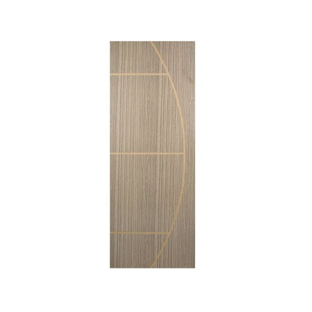 Kit com 3 Folhas de Porta Madeira Decorada 210x90cm Espessura 3,5cm Gaúcha Mgm Carvalho Alpha