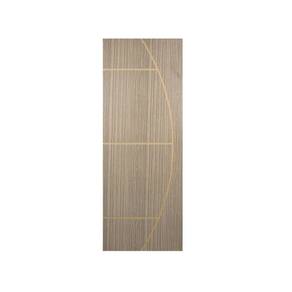 Kit com 4 Folhas de Porta Madeira Decorada 210x80cm Espessura 3,5cm Gaúcha Mgm Carvalho Alpha