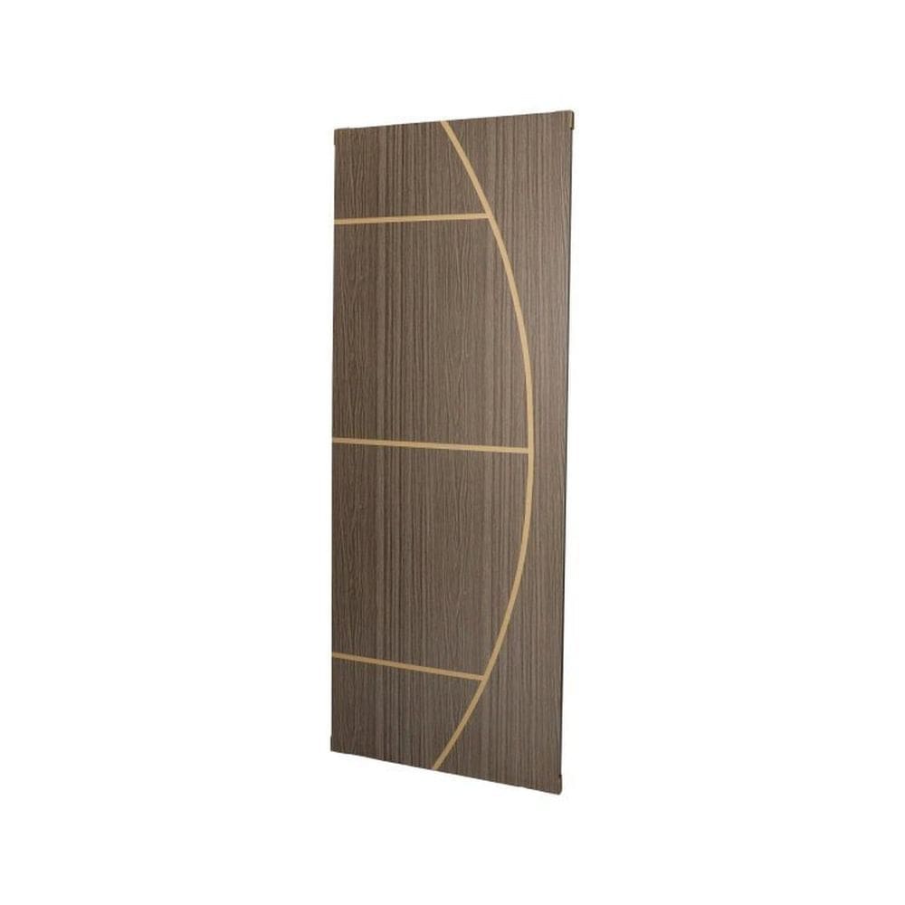 Kit com 4 Folhas de Porta Madeira Decorada 210x80cm Espessura 3,5cm Gaúcha Mgm Carvalho Quebec