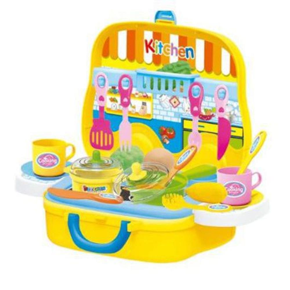 Maleta Didática Com Atividades Mini Chef Dican 3563