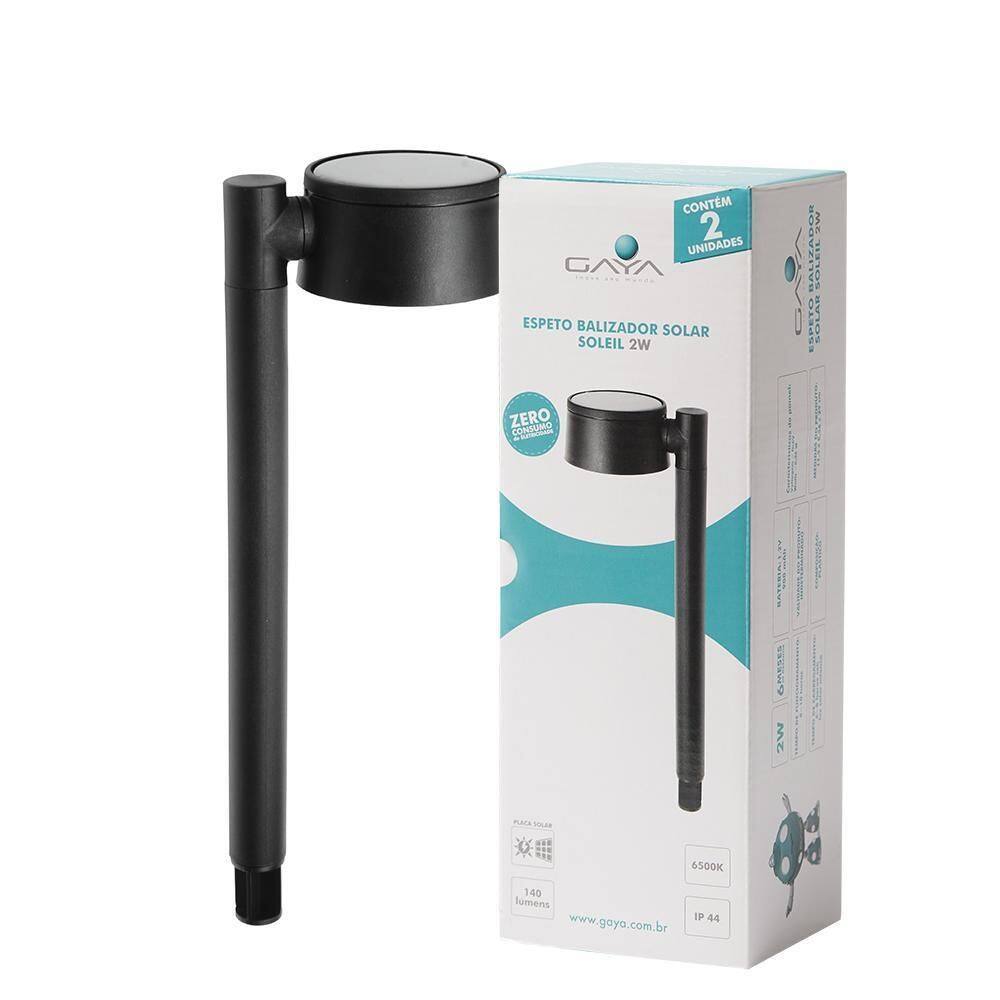 Espeto Balizador Solar Soleil - 2 Unidades