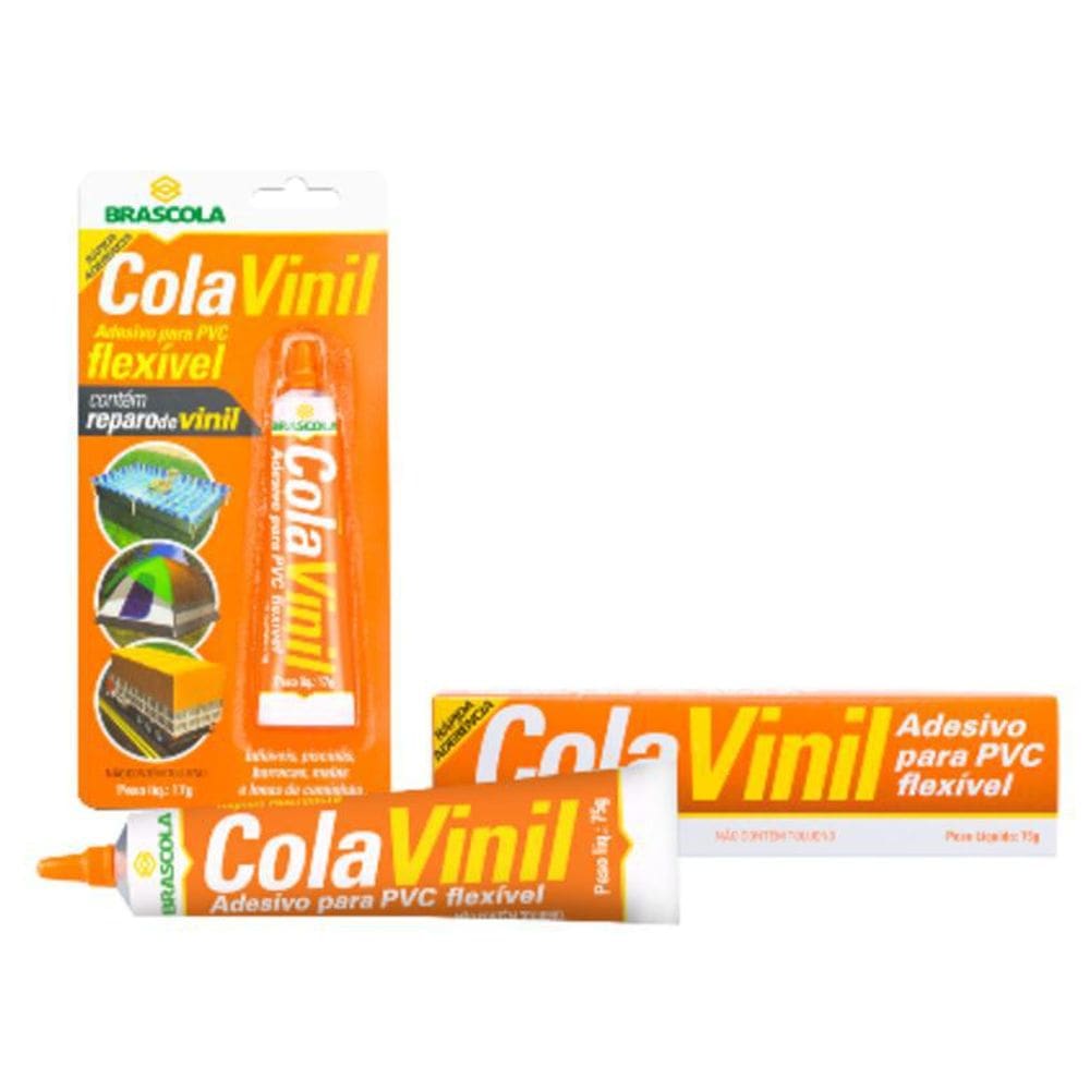 Cola Vinil Extra Para Pvc Flexível Sem Tolueno 75G