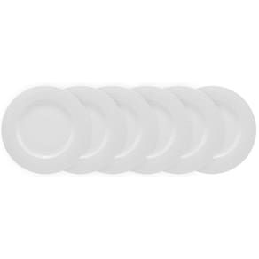 Conjunto de Pratos Rasos 06 Peças Ártico Schmidt