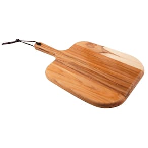 Tábua para Queijo Provence 40 x 27 cm Madeira Teca com Cabo Tramontina 13409/051