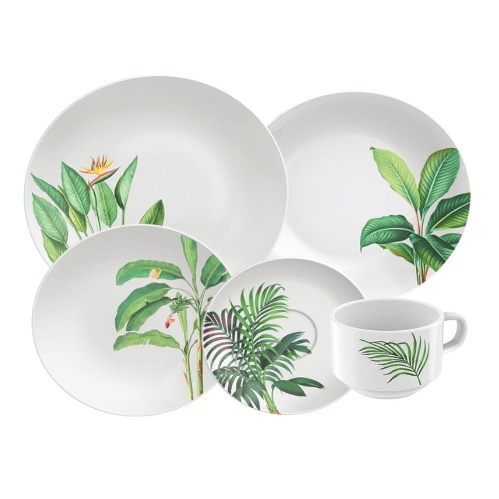 Aparelho de Jantar em Porcelana 20 Peças Graziela Tramontina