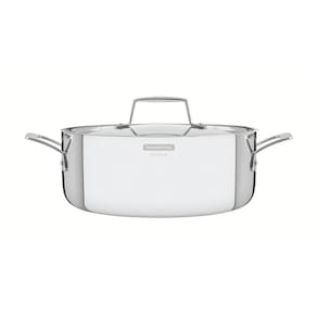 Caçarola Rasa Grano 24 cm 4,7 L em Aço Inox com Corpo Triplo Tramontina 62143/240