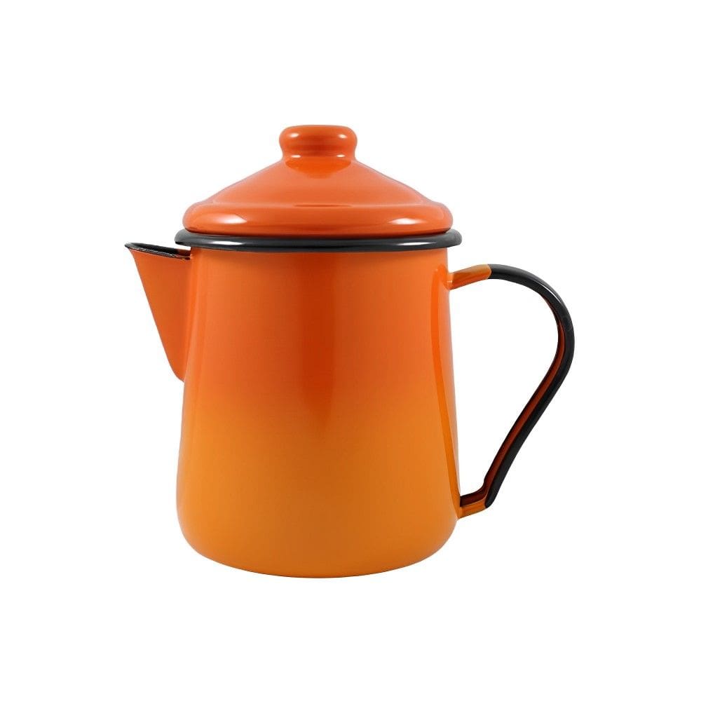 Leiteira Tradicional Esmaltada Laranja 1,1 L Ewel