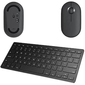 Mouse E Teclado Bluetooth Preto