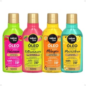 Kit Salon Line Multy Óleos: Melancia, Morango, Maracujá e Banana