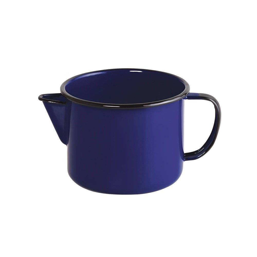 Caneca com Bico Esmaltada Azul 1 L Ewel