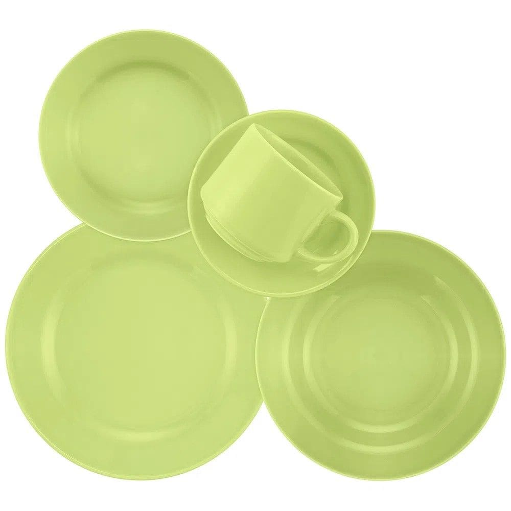 Aparelho de Jantar 30 Peças Donna Verde Oxford