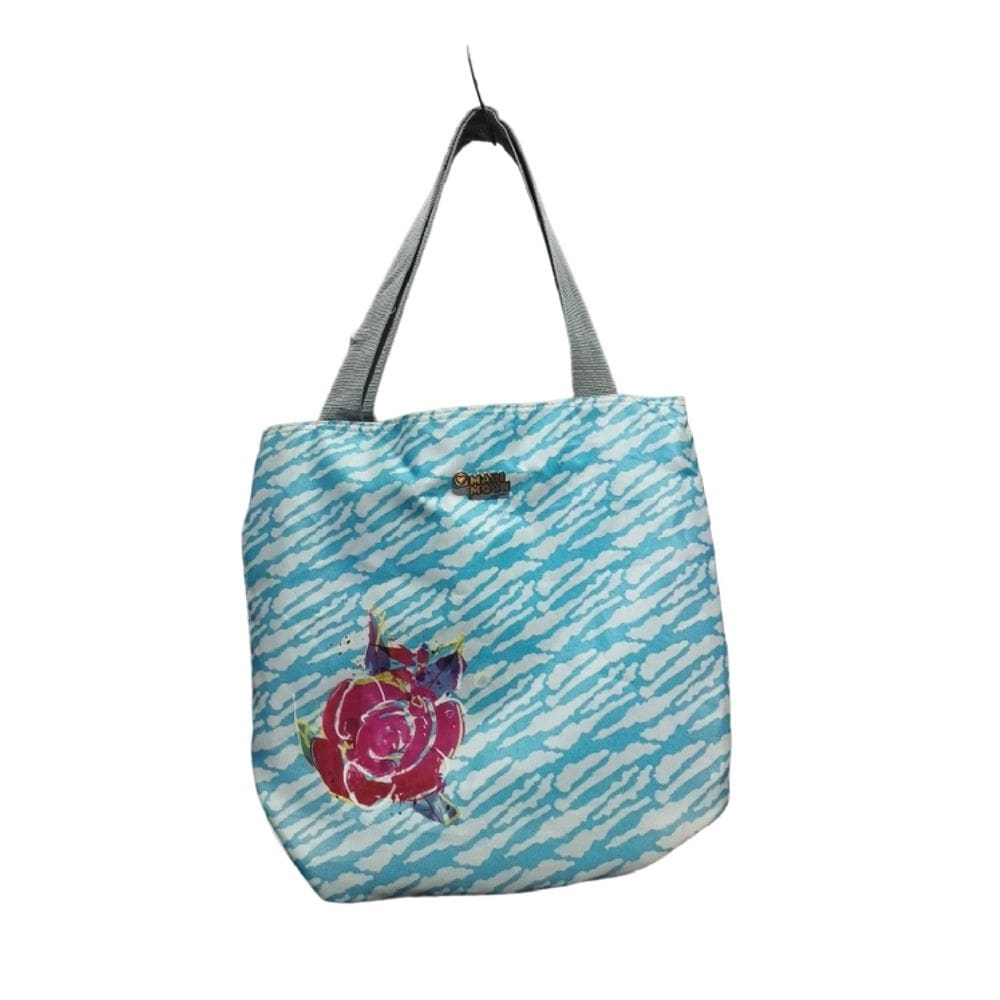 Bolsa Shopping Tote Básica 51048 Mari Moon Animal Print Azul DMW