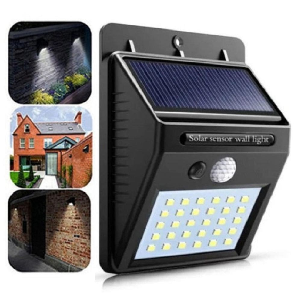 Luminária Solar Parede 30 Leds
