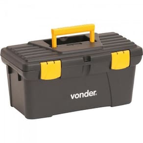 Caixa De Ferramentas Cpv 0320 Preta E Amarela Vonder
