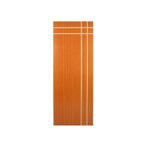 Kit com 4 Folhas de Porta Madeira Decorada 210x70cm Espessura 3,5cm Mantiqueira Mgm Mogno