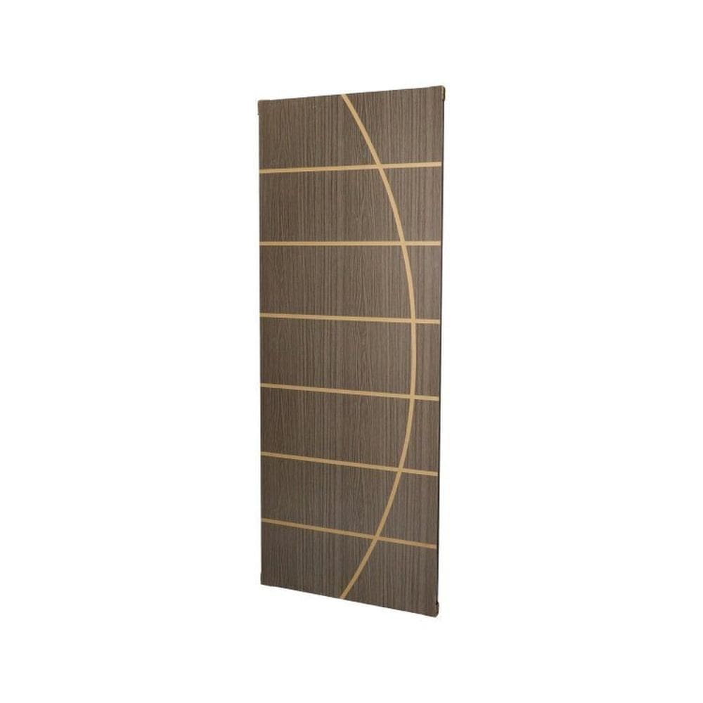 Kit com 3 Folhas de Porta Madeira Decorada 210x90cm Espessura 3,5cm Neblina MGM Carvalho Quebec