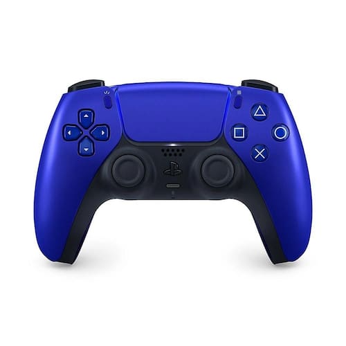 Imagem do produto Controle PS5 Cobalt Blue sem fio (Dualsense) em Casas Bahia