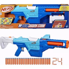 Nerf Lançador N Series Shadow Storm C/24 Dardos – 6 em 1 - Hasbro