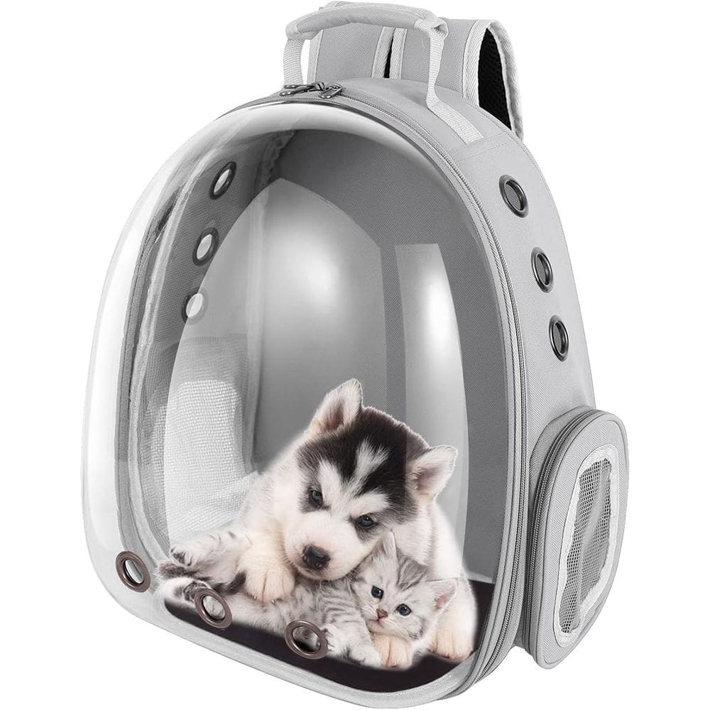 Mochila Bolsa Transporte Pet Gato Cachorro Cao Vista Panoramica Astronauta Caminhada Passeio Viagem