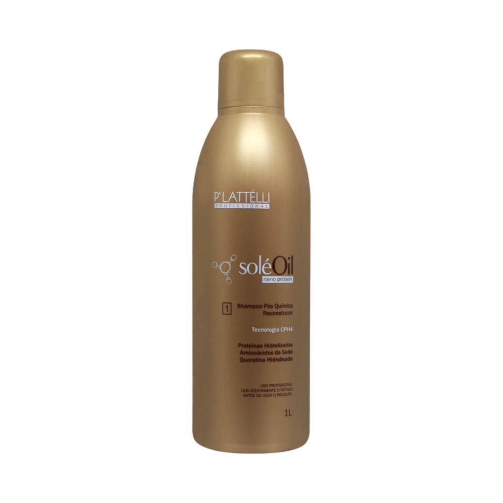 Shampoo Plattelli SoléOil Nano Protein 1L