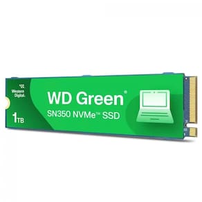 SSD 1TB M.2 2280 PCIe NVMe, WD Green SN350, Leitura/Gravação 2.400/1850 MB/s, WDS100T2G0C, WESTERN DIGITAL