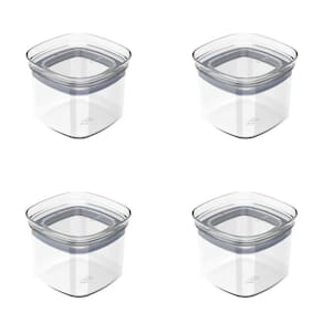 Conjunto de Potes Herméticos 450 ml 4 Peças Block Modular Transparente Ou