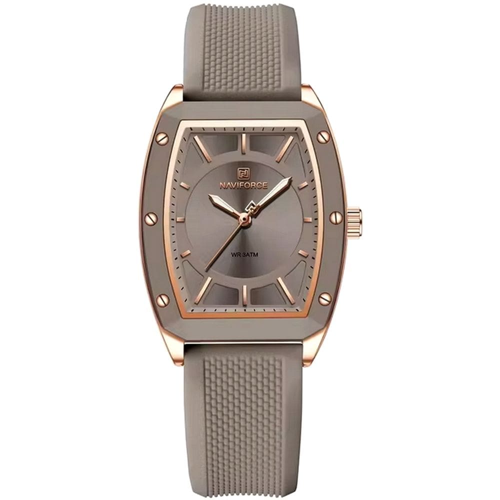 Relógio de Quartzo para Mulheres Design Tonneau Esportivo Simples