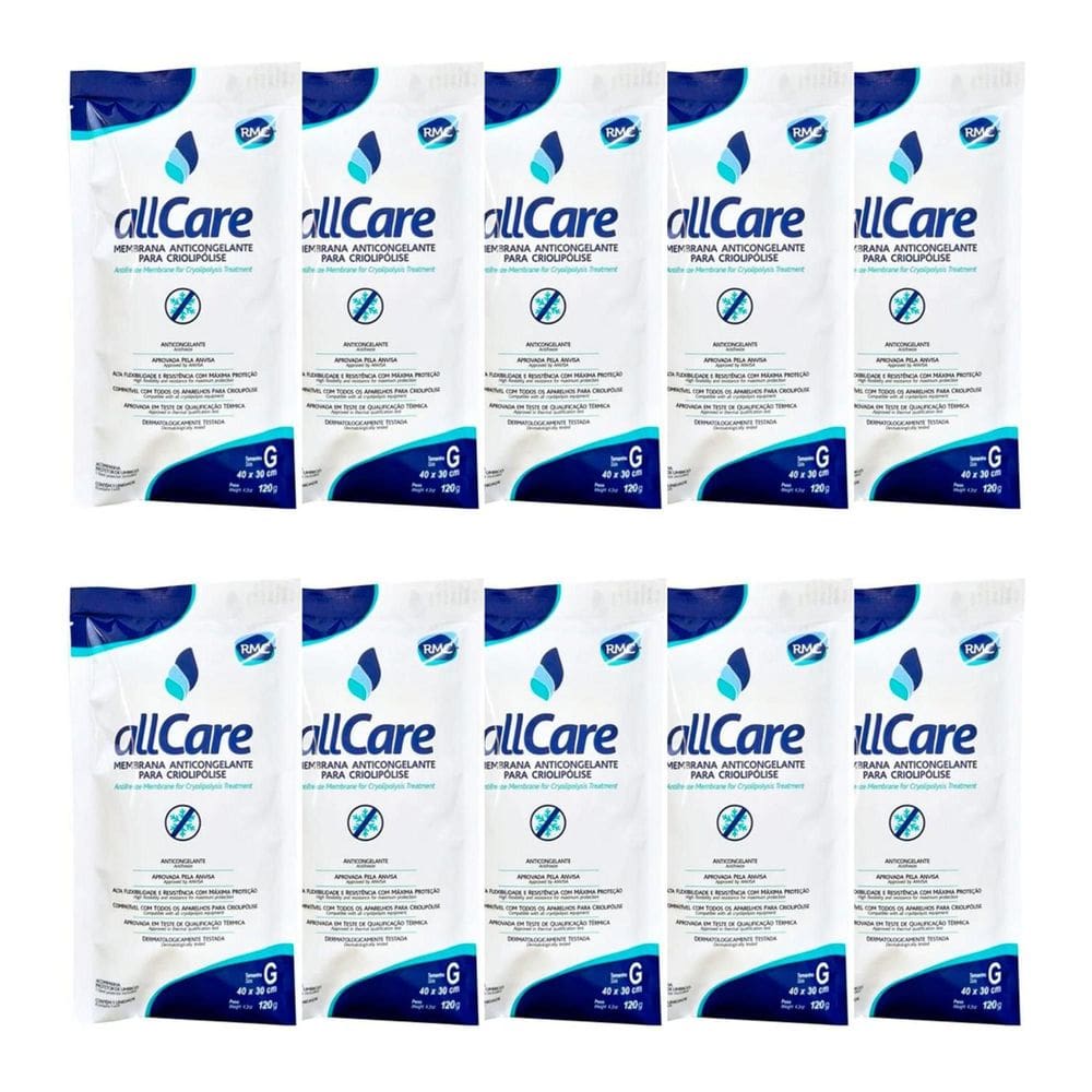 Kit 10- Membrana Anticongelante Para Criolipólise Tam G