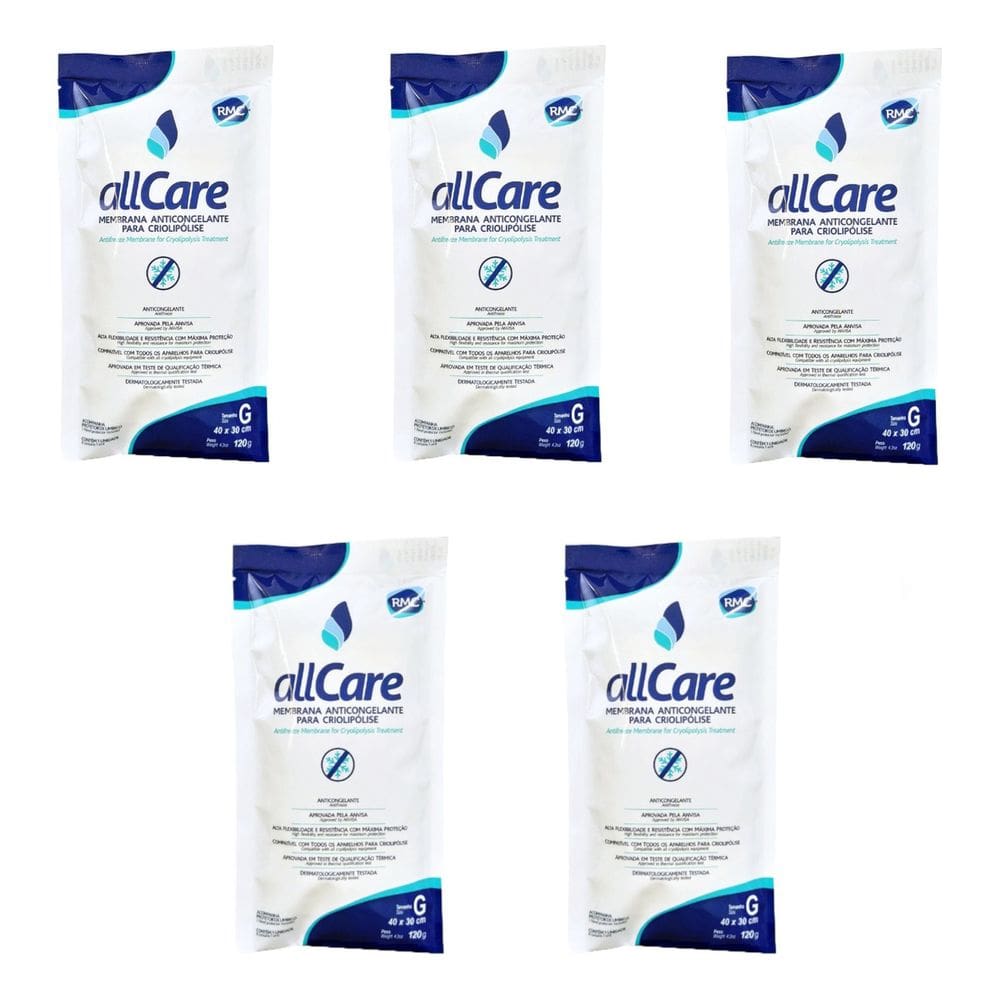 Kit 5- Membrana Anticongelante Para Criolipólise Tam G