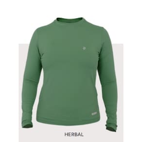 Camiseta Básica Feminina Fishing Co. Proteção Upf 50+ - Cor:Herbal
