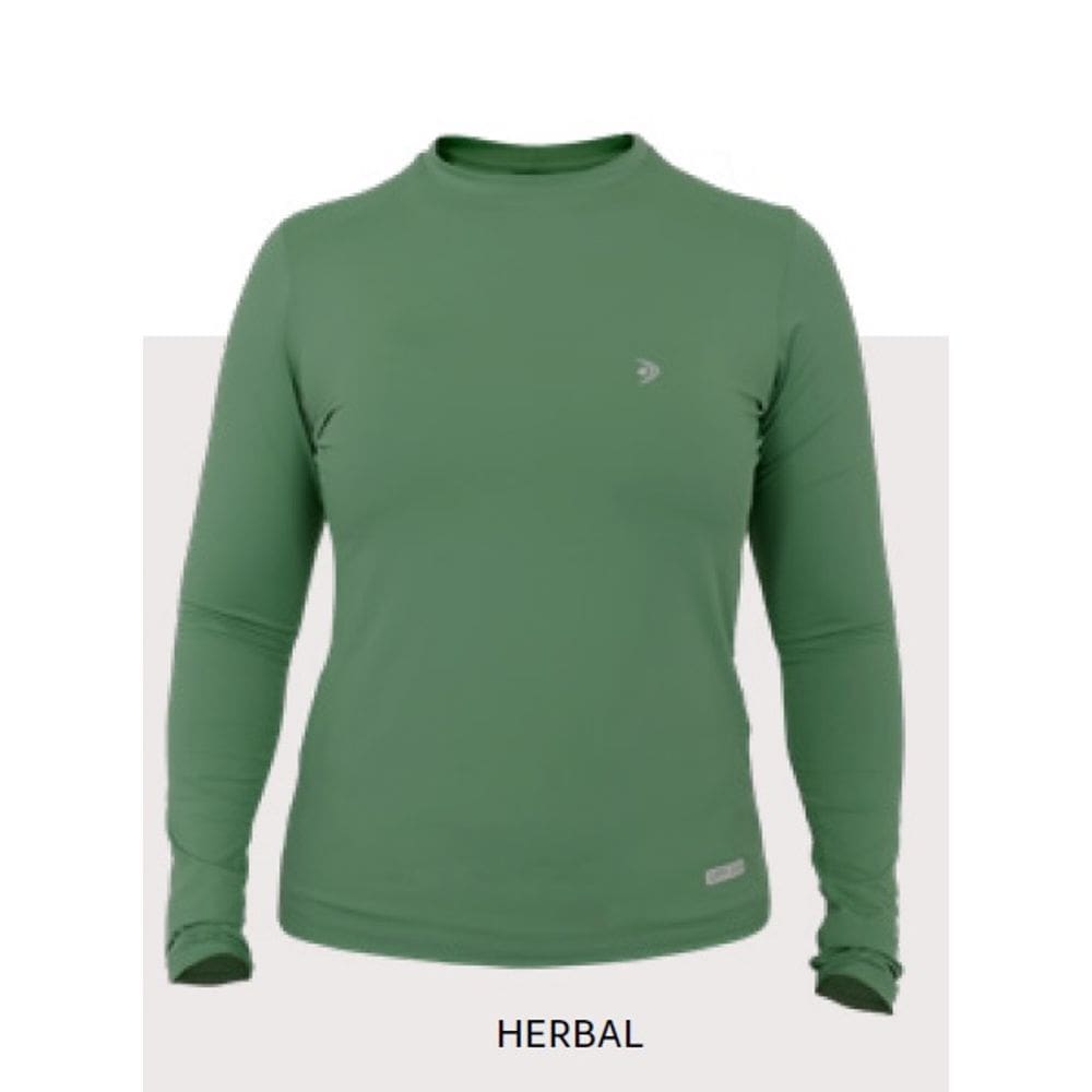 Camiseta Básica Feminina Fishing Co. Proteção Upf 50+ - Cor:Herbal