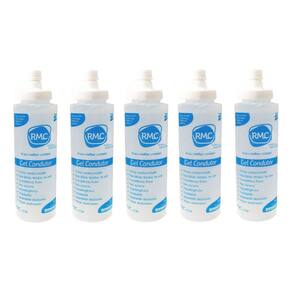 Kit 5- Gel Condutor Contato P/ Ultrason Tens Doppler 300 Ml
