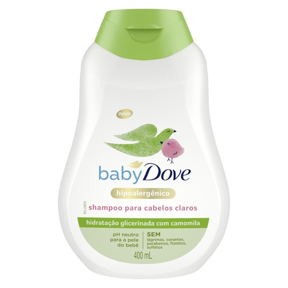 Shampoo Baby Dove Hidratação Glicerinada Camomila 400ml