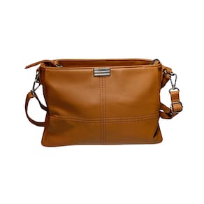 Bolsa Feminina Transversal Tiracolo Caramelo AL2470CR