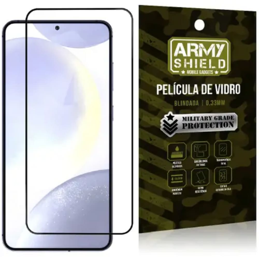 Pelicula de Vidro 3D Para Samsung Galaxy S24 Fe - Armyshield