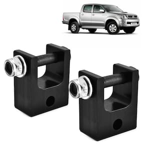 Par Prolongador De Amortecedor Traseiro Preto Hilux 2021