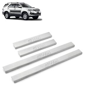 Soleira Inox Cromada Alto Relevo Hilux SW4 2008 | Brasikar