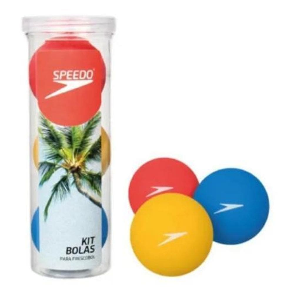 Kit Bolas Frescobol Speedo - Cores