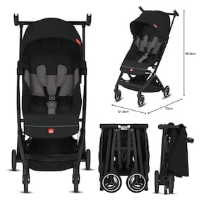 Carrinho De Bebê Gb Gold Pockit+ All City Velvet Black 22kg