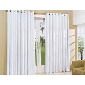 Cortina Janela Corta Luz Blackout 280X250 Branca Admirare